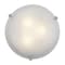 Access Lighting Mona, Flush Mount, Brushed Steel Finish, Alabaster Glass 23020GU-BS/ALB - alternate 1